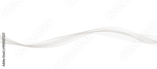 white smoky wave on white background