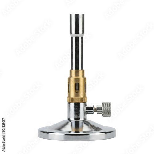 Cuadro en lienzo Metal Bunsen burner for laboratory heating