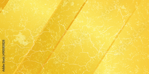 Gold Grunge Texture with distressed effect. Gold grunge wall texture. Abstract patina background. Vintage luxury Gold Background. Vector illustration