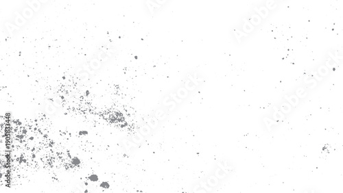 Monochrome distressed texture for screen blend. Grainy black texture isolated on white background. 