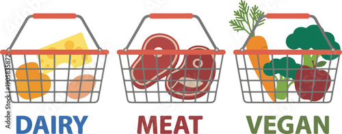 Set of colorful drink icons with business and web design elements