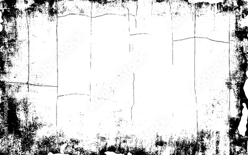 Grunge texture. abstract stock vector template. Grunge scratch with black border
