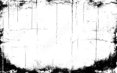 Grunge texture. abstract stock vector template. Grunge scratch with black border