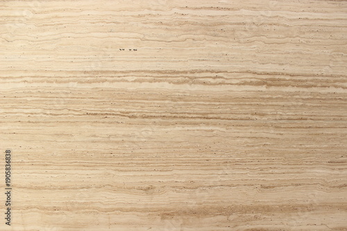 Travertine Beige marble texture with smooth and elegant natural horizontal vein patterns for interior walls and floors.