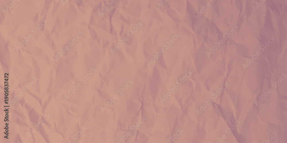 Obraz premium Close-up macro of pink crumpled paper texture