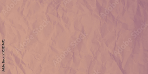 Close-up macro of pink crumpled paper texture