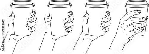 Hand drawn pencil sketch vector illustration with people and objects