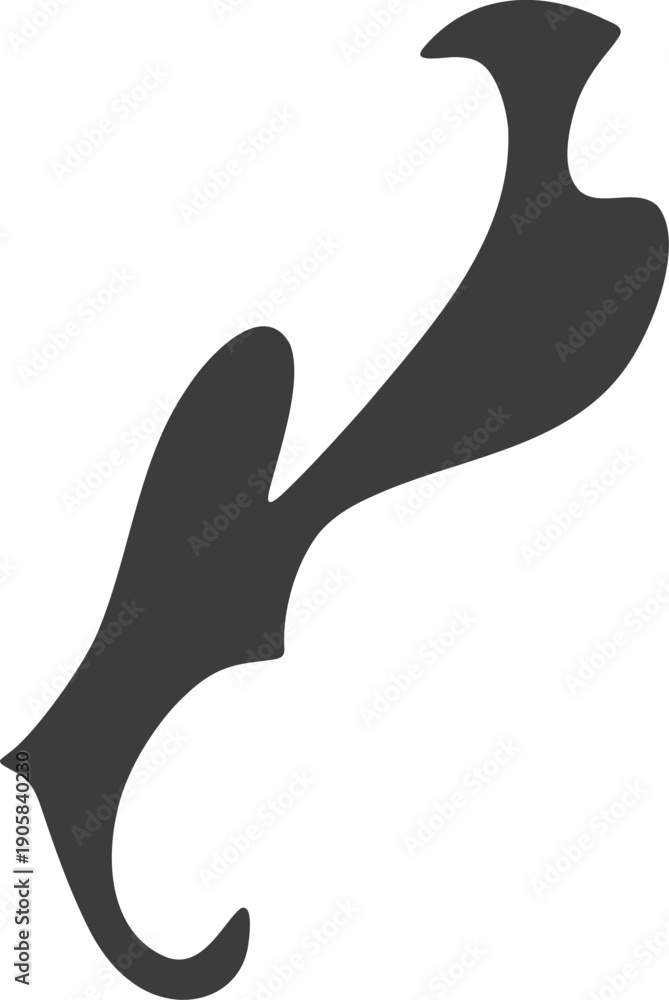 Naklejka premium Hand drawn ornament arrow shape element