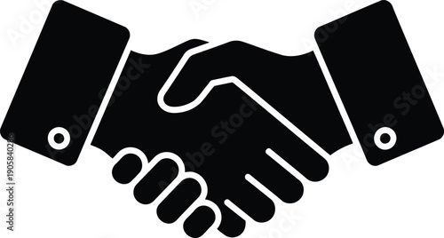 Professional Handshake Symbolizing Partnership and Collaboration in Business