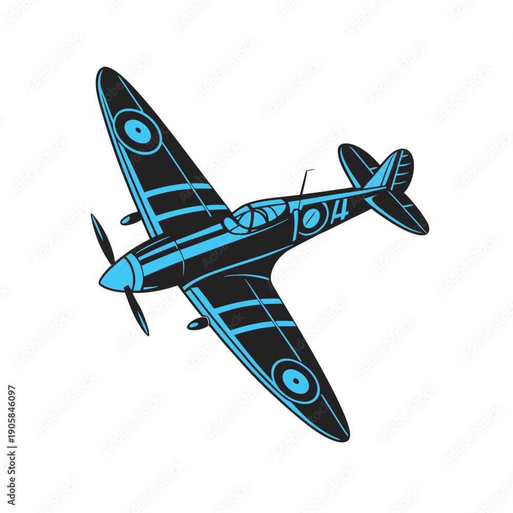 Naklejka premium vector airplane icon