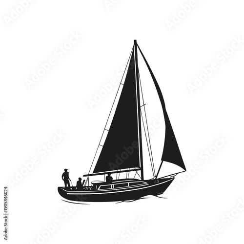 sailing ship vector illustration