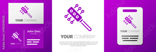 Logotype Hairbrush icon isolated on white background. Comb hair sign. Barber symbol. Logo design template element. Vector