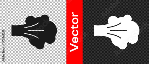 Black Paint spray icon isolated on transparent background. Vector