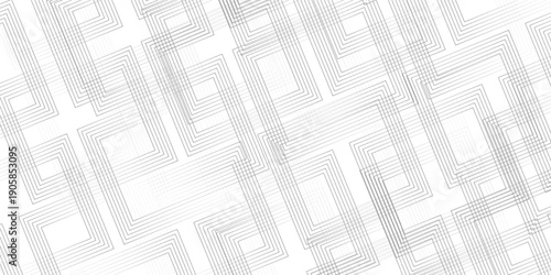 Abstract geometric pattern background. Design element with isometric block shapes. Rectangular pattern on a white background. Random geometric lines without obstacles.