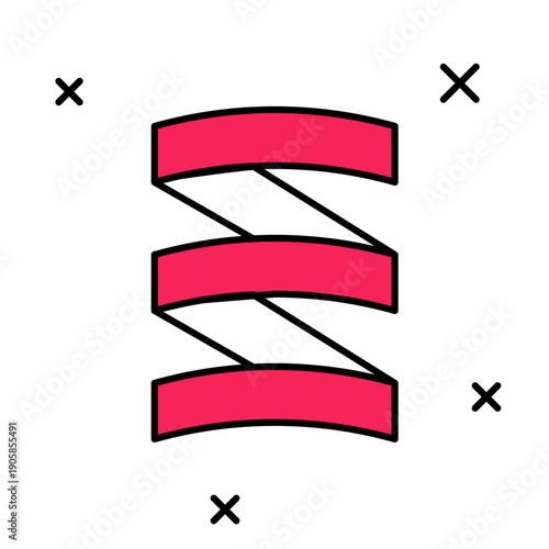 Filled outline Sports nutrition bodybuilding proteine power drink and food icon isolated on white background. Vector