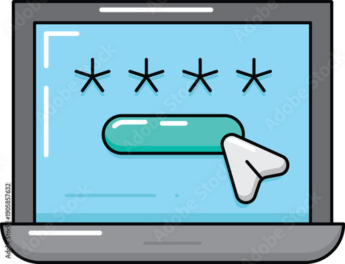 design Password Challenge illustration icon