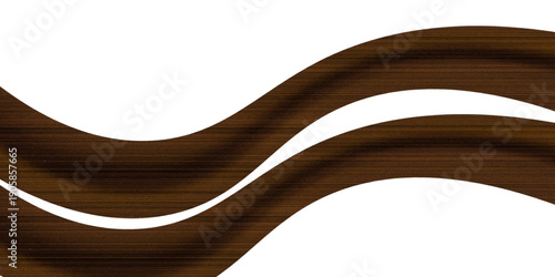 Very smooth wooden board texture. Curved wood grain texture on white background. Wooden Background.
