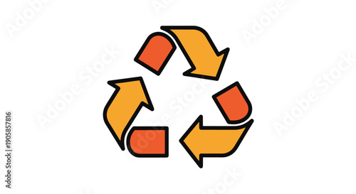 Polymer Industry creative color filled design