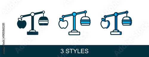 Filled outline Calorie calculator icon isolated on isolated on white background. Calorie count. Diet. Weight loss. Portion control. Healthy eating. Dietary nutrition. Vector