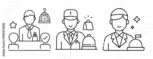 Hotel and hospitality service staff and customer experience