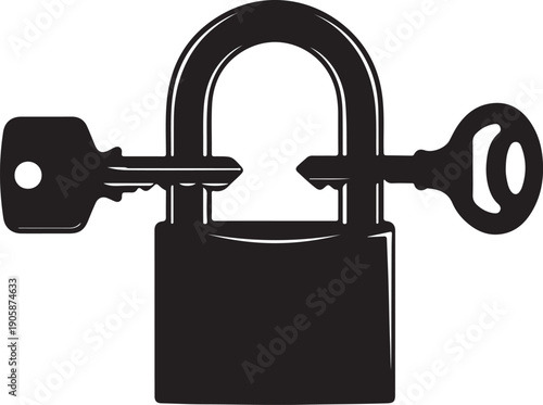 Black crown icon isolated on transparent background