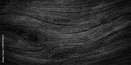 A dark natural wood grain pattern blends with black and brown leather textures on an old timber board surface to create a high-quality hardwood panel background design