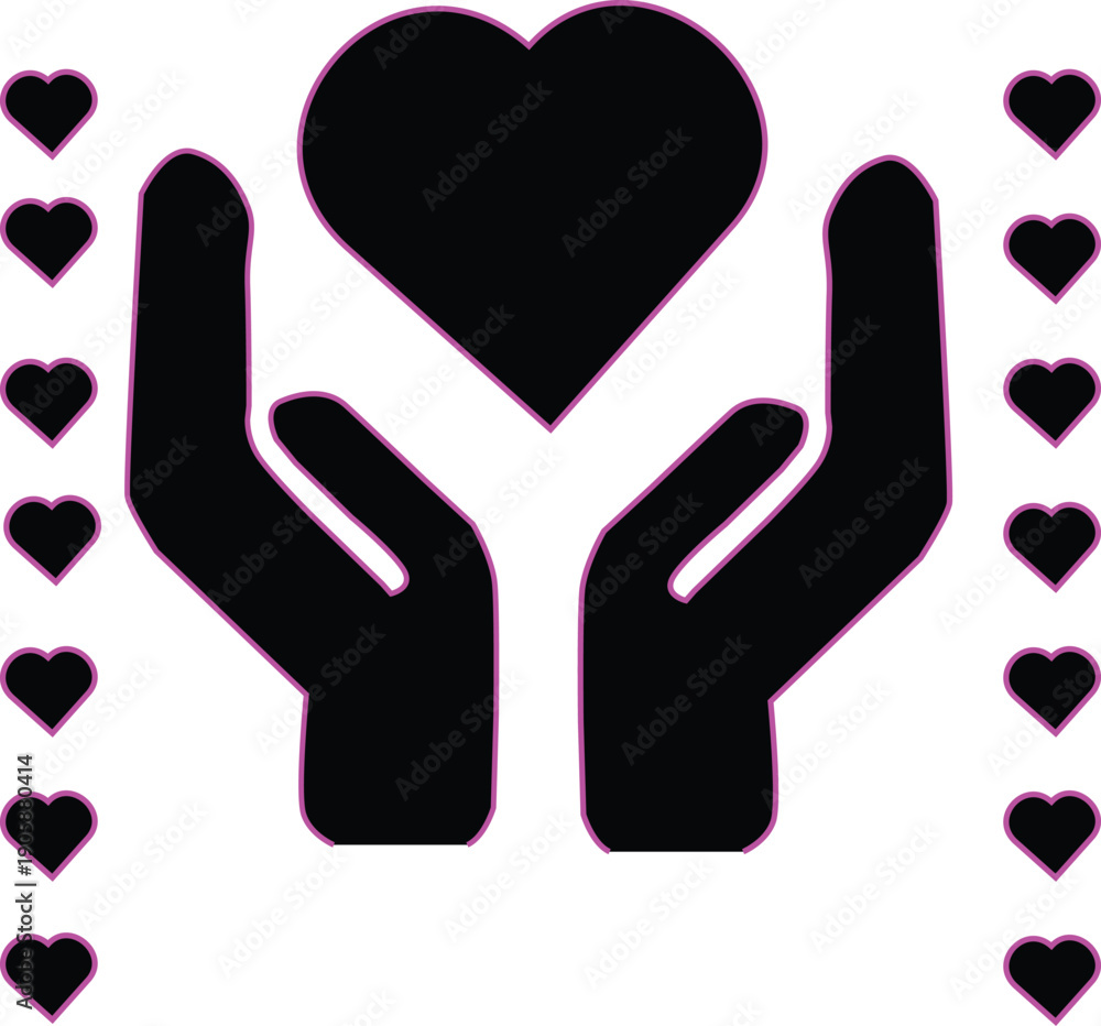 Obraz premium Donation is the best think to help poor and helpless men.