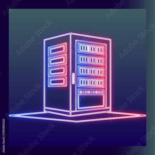Bright Server Room Design