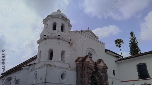 Historic Colonial City Center of Popayán with Iconic Buildings in Popayán, Colombia