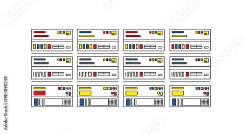 Collection of colorful vintage cassette tapes with retro design