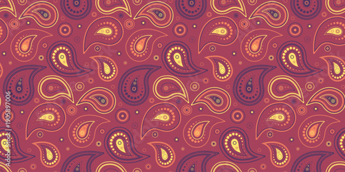 Embellishment swirl of graphic draw. Boteh material at image decorative. Creativity ornament as template artistic.