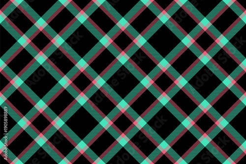 Tartan seamless pattern vector highlights intersecting stripes and woven feel for traditional fashion, seasonal design, and digital branding.