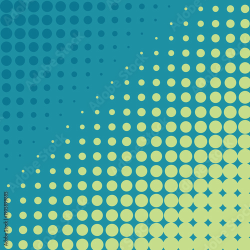 green Vector halftone pattern easy edit for you design. Vector dots pattern on a white. Retro dots. Retro styled background of halftone dots.