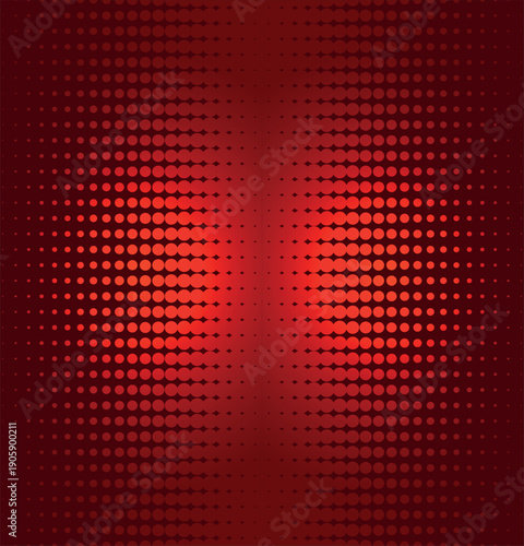 Red Vector halftone pattern easy edit for you design. Vector dots pattern on a white. Retro dots. Retro styled background of halftone dots.