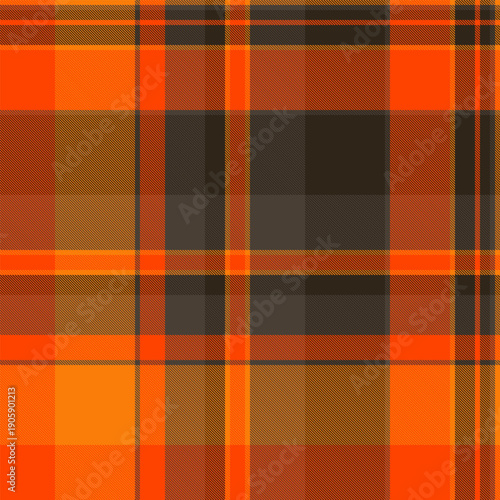 Classic tartan background illustration reinforces timeless style. The fabric surface enriches fashion visuals.