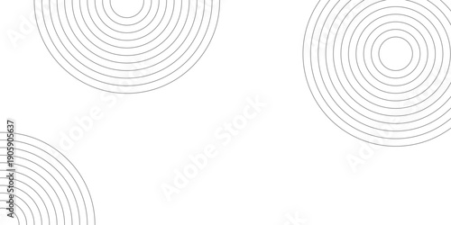 Black concentric circle set. Sonar or sound wave ring collection. Dotted and linear epicentre, target, radar icon concept. Ripple radial signal or vibration elements. Vector line and halftone symbols