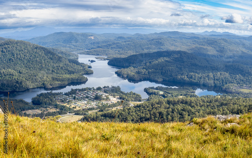 Lake Rosebery from Mount Farrell summit. Tasmania