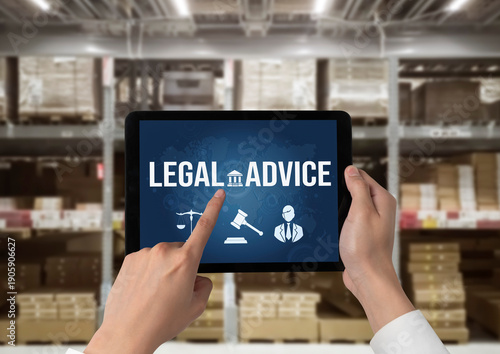 Wallpaper Mural Smart legal advice website for people searching for brisk law knowledge in digital device screen providing law advice and legal information Torontodigital.ca