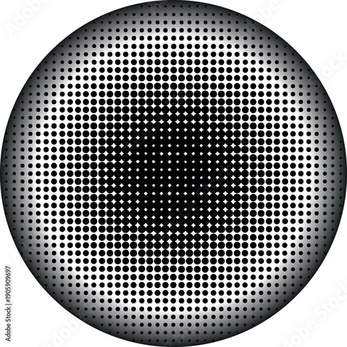 Black Vector halftone pattern easy edit for you design. Vector dots pattern on a white. Retro dots. Retro styled background of halftone dots.