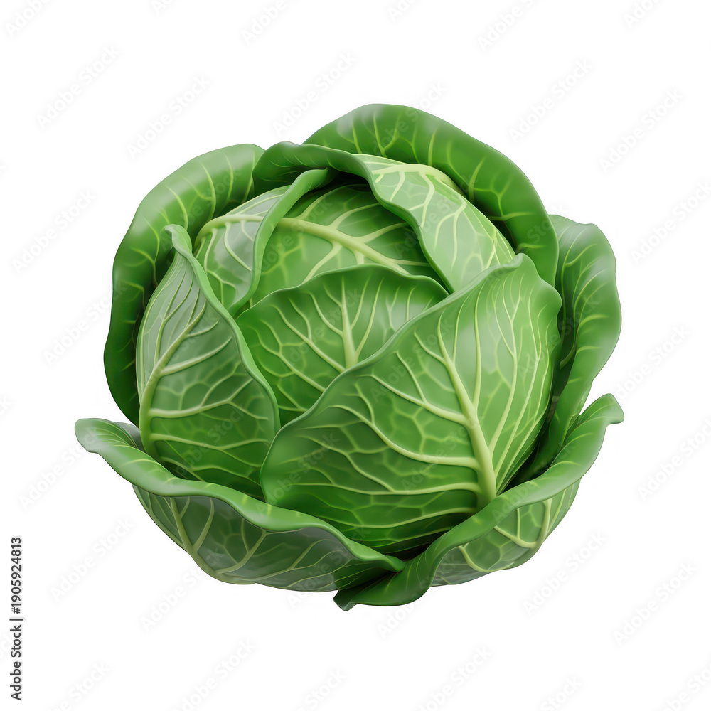 Fototapeta premium Fresh green cabbage