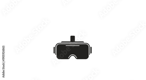 Virtual reality headset device equipment.