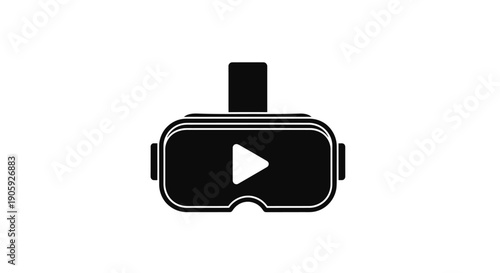 Virtual Reality Headset Device Icon.