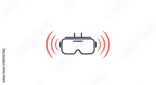 Virtual Reality Headset Device Technology.