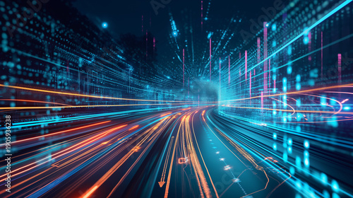 Digital transformation roadmap concept, strategic planning and technology adoption, innovation and competitiveness in modern organizations