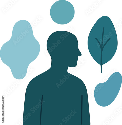 Emotional Regulation and Healthy Space Concept Vector Illustration