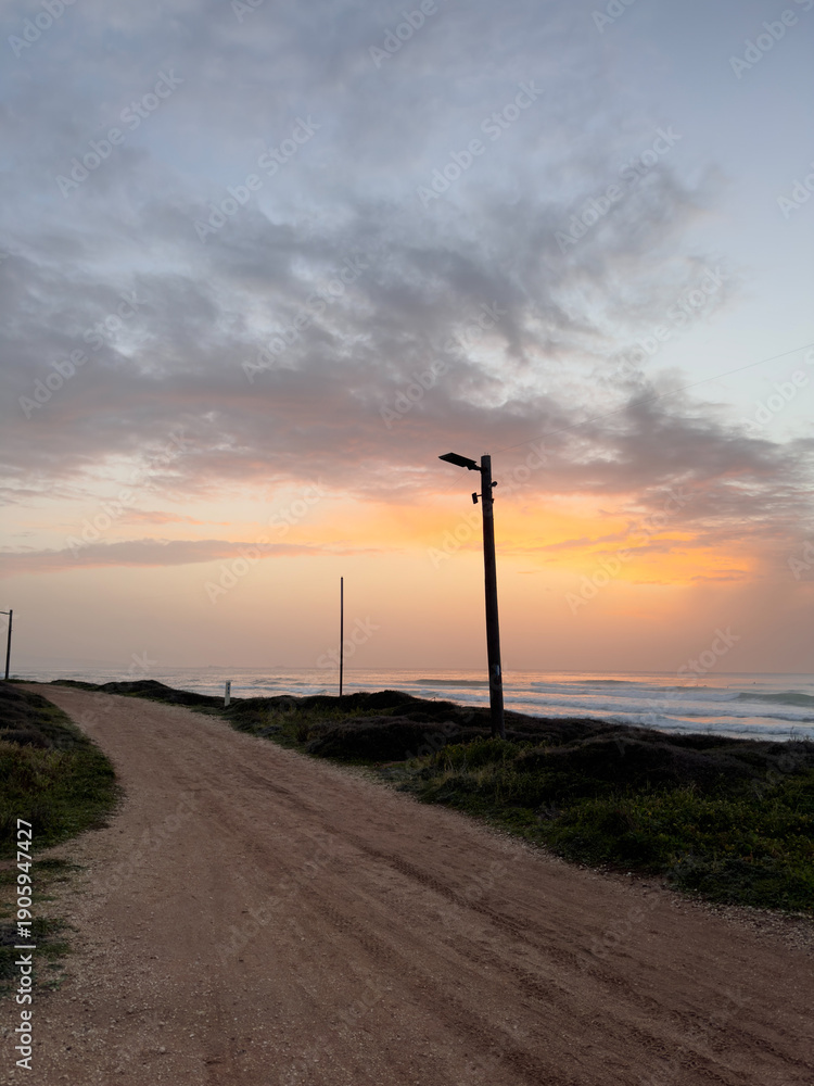 Obraz premium sunset on the beach