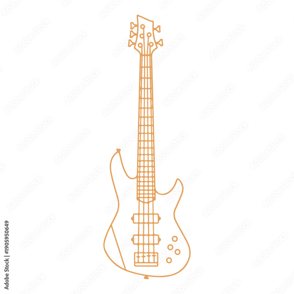 Obraz premium Band Instruments Vector Set, Musical Instruments Collection, Orchestra Band Music Tools, Brass Woodwind Drum Guitar, Flat Illustration Clipart, Isolated on White Background, Music Instrument Bundle