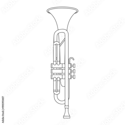 Band Instruments Vector Set, Musical Instruments Collection, Orchestra Band Music Tools, Brass Woodwind Drum Guitar, Flat Illustration Clipart, Isolated on White Background, Music Instrument Bundle