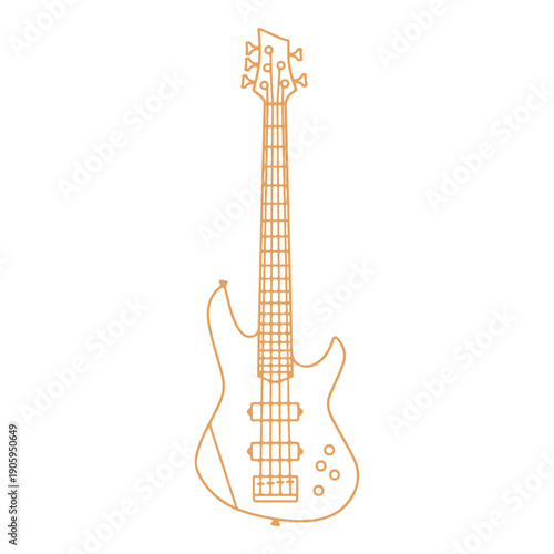 Band Instruments Vector Set, Musical Instruments Collection, Orchestra Band Music Tools, Brass Woodwind Drum Guitar, Flat Illustration Clipart, Isolated on White Background, Music Instrument Bundle