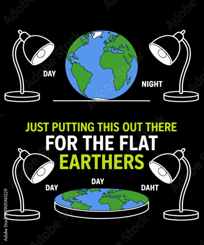 Funny Flat Earth Lover